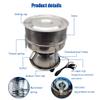 Stainless Steel Small Electric Vibrating Screen Powder Screening Sifting Machine Powder Sieve Machine (80 Mesh) view 3