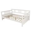 Harper & Bright Designs Full Daybed Frame, Solid Wood Daybed Frame, No Box Spring Needed (White) view 4