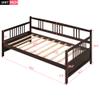 Harper & Bright Designs Twin Daybed Frame, Solid Wood Daybed Frame, No Box Spring Needed (Espresso) view 2