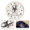 Love My Siberian Husky Clock for Wall Farmhouse 10inch Round Wall Clock Siberian Husky Clock Battery Operated Quartz Silent Home Decorative Clocks for Bathroom Bedroom Birthday Gift to Dog Mom view 3