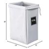 "Hamper Bag, 30 gal, White Vinyl " view 2