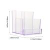 Beavorty Professional Nail Drill Bits Storage Box Plastic Case for Grinding Manicure Tool Organizer Transparent Design for Nail Art Shops and Home Use view 2