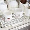 Dish Drainers Dish Drying RackKitchen Stainless Steel Dish Rack with Tray and 1 Removable Cutlery Holders-A 40X31X26Cm view 2