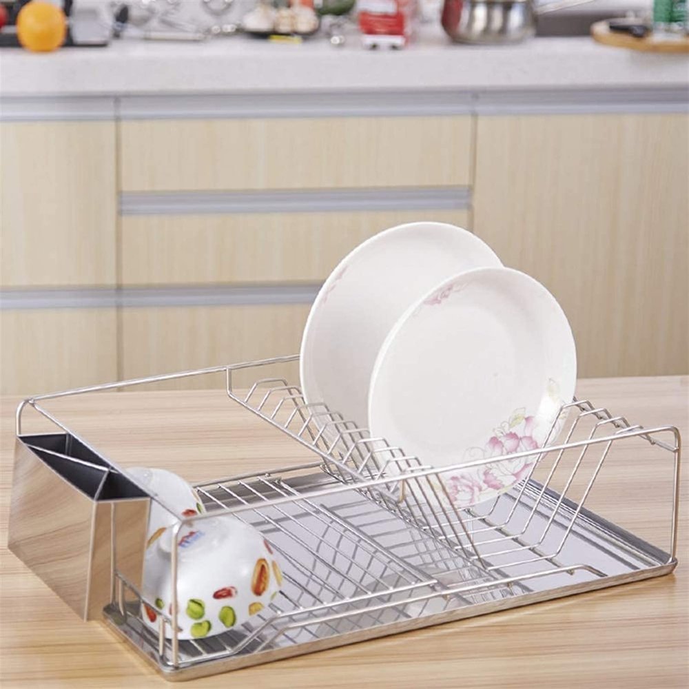 Dish Drainer Drainer Rack Holder Stainless Steel Dish Drying Rack Plate Dish Cup Cutlery Drainer Rack Plates Holder Dish Rack