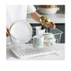 Drainer Dryer Kitchen BowlDish Draining Board with Removable Utensil Holder Adjustable Rotating Spout Drain Holder for Kitchen Worktop view 3