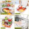 10 Pack Refrigerator Pantry Organizer Bins, Stackable Fridge Organizer Bins with Lids, Clear Plastic Food Storage Bins for Kitchen, Countertops, Cabinets, Fridge, Drinks, Fruits, Vegetable, Cereals view 4