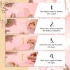 Vicenpal 4 x 6 Inch 30 Sets Acrylic Gold Table Numbers 1-30 Clear Table Signs Display Stand for Wedding Reception Event Party Centerpieces Decor view 4