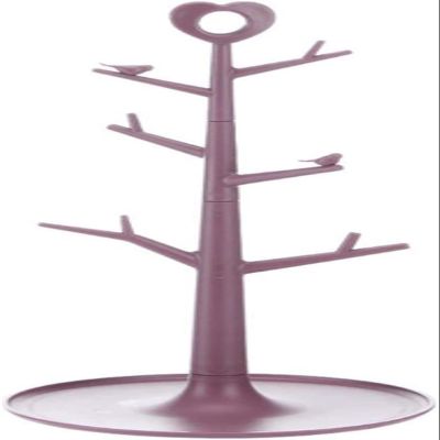 6 Mug Cups Plastic Holder Organizer Drainer Cup Drying Rack Multifunctional Kitchen Display Stand for Tea Coffee Cup Mug Bottle (Color : A)