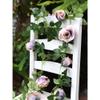 FiveSeasonStuff Smoky Purple Rose Silk Flower Garland Artificial Flowers Decoration Hanging Floral Dcor for Wedding Baby Shower Birthday Party Garden 29 Ft 4 Pack view 4