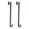 Sattiyrch 15" Wreath Hanger for Front Door,Sturdy Steel Wreath Door Hanger,Over The Door Hanger Hook (Bronze,2) view 1