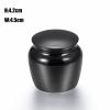 SHEIL Stainless Steel Funeral Urns for Human Ashes Engravable Keepsake Urns with Storage Box - Memorial Ash Keepsake view 2