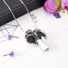 SHEIL Mini Tree Necklace Stainless Steel Ash Holder Keepsake Urn Pendant Necklace Jewelry - Memorial Ash Keepsake view 3