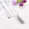 SHEIL Stainless Steel Mini Urns Keepsake Jewelry for Ashes Cremation Urn Necklace for Ashes Memorial Jewelry for Loved view 3