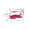 Cutlery Basket New Stainless Steel 2-Tier Cutlery Kitchen Dish Drying RackDish Drainer Rack with Drainboard Dish Rack view 4