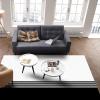 5x7ft Large Area Rugs for Living Room, Farmhouse Stripes White Black Collection Area Runner Rugs Non Slip Bedroom Carpets Hallways Rug, Outdoor Indoor Nursery Rugs Dcor Geometric view 4