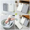 Zerodeko Laundry Washboard Set 2pcs Plastic Washboard Special Texture Handheld Simple Design for Home or Dormitory view 4