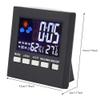 Digital Clock with Thermometer Hygrometer Display Automatic Light Sensation,LED Digital Alarm Clock,3.7" LED Display Dimmer,Sleep Timer,for Bedside Desk Bedroom, LED Digital Alarm Clock,Digital C view 2