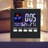 Digital Clock with Thermometer Hygrometer Display Automatic Light Sensation,LED Digital Alarm Clock,3.7" LED Display Dimmer,Sleep Timer,for Bedside Desk Bedroom, LED Digital Alarm Clock,Digital C view 3