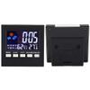 Digital Clock with Thermometer Hygrometer Display Automatic Light Sensation,LED Digital Alarm Clock,3.7" LED Display Dimmer,Sleep Timer,for Bedside Desk Bedroom, LED Digital Alarm Clock,Digital C view 4