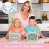 Bentgo Kids Prints Leak-Proof, 5-Compartment Bento-Style Kids Lunch Box - Ideal Portion Sizes for Ages 3-7, Durable, Drop-Proof, Dishwasher Safe, & PFAS & BPA-Free Materials (Leopard) view 2