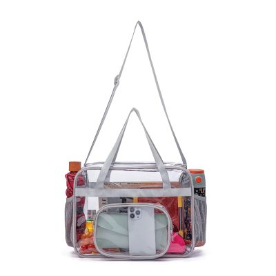 UEOE Clear Bags Stadium Approved See Through Tote Bag Large Clear Tote Bag