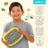 Bentgo Kids Prints Leak-Proof, 5-Compartment Bento-Style Kids Lunch Box - Ideal Portion Sizes for Ages 3-7, Durable, Drop-Proof, Dishwasher Safe, & PFAS & BPA-Free Materials (Construction Trucks) view 3
