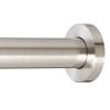 Ivilon Shower Tension Curtain Rod - Adjustable Spring Tension Rod for Shower Curtains, Bathroom, or Windows, Easy to Install, No Drilling Required, Rustproof, Adjustable 24 to 36 Inch Brushed Nickel view 1