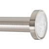 Ivilon Shower Tension Curtain Rod - Adjustable Spring Tension Rod for Shower Curtains, Bathroom, or Windows, Easy to Install, No Drilling Required, Rustproof, Adjustable 24 to 36 Inch Brushed Nickel view 4