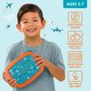Bentgo Kids Prints Leak-Proof, 5-Compartment Bento-Style Kids Lunch Box - Ideal Portion Sizes for Ages 3-7, Durable, Drop-Proof, Dishwasher Safe, & PFAS & BPA-Free Materials (Planes) view 3