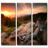 48 x 24 TOTAL - Shenandoah National Park Metal Print wall art. 3 Panel split, Triptych HD aluminum panels view 2