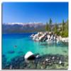 18 x 12 - Lake Tahoe, CA Metal Print wall art HD aluminum wall decor home view 2