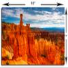 18 x 12 - Thor's Hammer, Bryce Canyon Utah Metal Print Wall Art HD aluminum panels view 3
