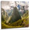 Canvas Quest 18 x 12 - Machu Picchu, Peru. Huayna Picchu Metal Print wall art. HD aluminum panels view 1