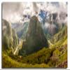 Canvas Quest 18 x 12 - Machu Picchu, Peru. Huayna Picchu Metal Print wall art. HD aluminum panels view 2