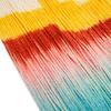 AURTEM Dip Dyed Yarn Bohemian Macrame Wall Hanging Tapestry - Muti Color, 23.5Lx19.7H Rod 27.6 view 2