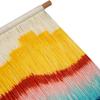 AURTEM Dip Dyed Yarn Bohemian Macrame Wall Hanging Tapestry - Muti Color, 23.5Lx19.7H Rod 27.6 view 3
