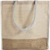 6 Pack Stylish Reusable Jute Burlap Tote Bags Large Medium Small Bag for Gifts Decorating Events Beach Shopping Wedding More (TJ913 (15.5" x 13.75" x 6")) view 1