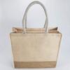 6 Pack Stylish Reusable Jute Burlap Tote Bags Large Medium Small Bag for Gifts Decorating Events Beach Shopping Wedding More (TJ913 (15.5" x 13.75" x 6")) view 4