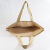6 Pack Stylish Reusable Jute Burlap Tote Bags Large Medium Small Bag for Gifts Decorating Events Beach Shopping Wedding More (TJ896 (22" x 16" x 6")) view 4