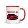 1980's Red Chevy Camaro IROC-Z Z28 Mug with Color Inside view 1