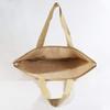 6 Pack Stylish Reusable Jute Burlap Tote Bags Large Medium Small Bag for Gifts Decorating Events Beach Shopping Wedding More (TJ894 (18" x 12" x 5")) view 2