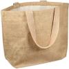 6 Pack Stylish Reusable Jute Burlap Tote Bags Large Medium Small Bag for Gifts Decorating Events Beach Shopping Wedding More (TJ895 (20" x 14" x 6")) view 1