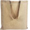 6 Pack Stylish Reusable Jute Burlap Tote Bags Large Medium Small Bag for Gifts Decorating Events Beach Shopping Wedding More (TJ300 (15" x 16")) view 1