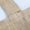 6 Pack Stylish Reusable Jute Burlap Tote Bags Large Medium Small Bag for Gifts Decorating Events Beach Shopping Wedding More (TJ300 (15" x 16")) view 2