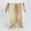 6 Pack Stylish Reusable Jute Burlap Tote Bags Large Medium Small Bag for Gifts Decorating Events Beach Shopping Wedding More (TJ912 (12 x 12 x 7 3/4)) view 3