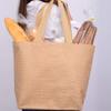 6 Pack Stylish Reusable Jute Burlap Tote Bags Large Medium Small Bag for Gifts Decorating Events Beach Shopping Wedding More (TJ899 (24" x 19" x 6")) view 2