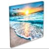 24 x 16 - Sunrise over beach in Cancun Canvas Print Wall Art for room decor view 1