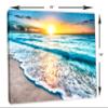 24 x 16 - Sunrise over beach in Cancun Canvas Print Wall Art for room decor view 3