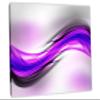 24 x 16 - Abstract Art Purple Magenta Wave Canvas Print Wall Art. Abstract Print, Abstract art view 1