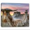 48 x 24 - Bisti Badlands Canvas Print Wall Art, De-Na-Zin Wilderness Stone Wings Soft Sunset in New Mexico view 2